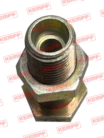 23394 KEMPF Gerade Schott-Verschraubung 08L-8L